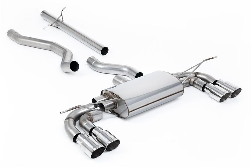 Land Rover Defender 130 3.0 I6 P400 – Milltek Non-Resonated OPF/GPF-Back – Quad Polished Tips