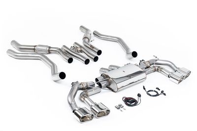 Range Rover Sport P530 L461 4.4 V8 – Milltek Valved Cat-Back – Polished Oval Tips