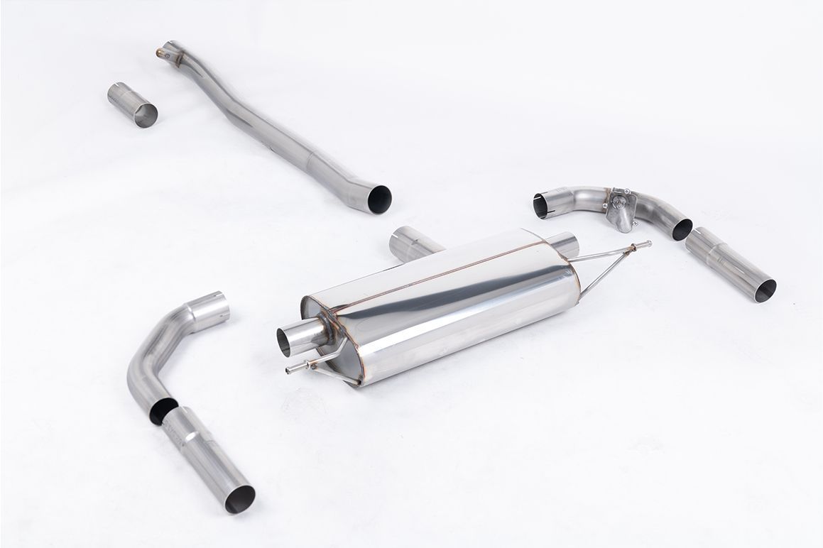 Mercedes-AMG CLA35 C118 & X118 – Milltek Valved Cat-Back OPF/GPF – Originele Eindstukken Mercedes-AMG CLA35 C118 & X118 – Milltek Valved Cat-Back OPF/GPF – Originele Eindstukken
