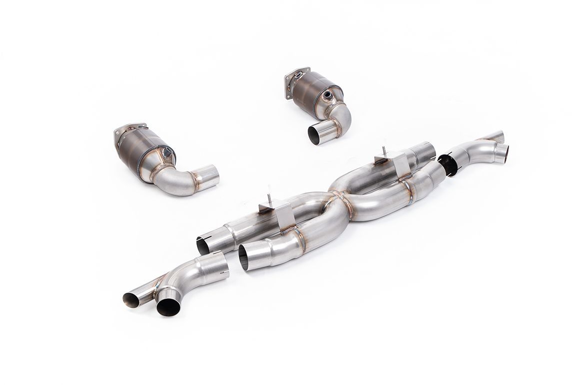 Porsche 911 Turbo S 991.2 – Milltek Race X-Pipe Full System met HJS Sportkatalysatoren Porsche 911 Turbo S 991.2 – Milltek Race X-Pipe Full System met HJS Sportkatalysatoren