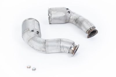 Lamborghini Urus 4.0 V8 Twin Turbo – Milltek Large-Bore De-cat Downpipes Lamborghini Urus 4.0 V8 Twin Turbo – Milltek Large-Bore De-cat Downpipes