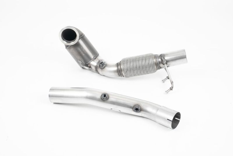 SEAT Leon Cupra 290 – Milltek Large Bore Downpipe 200cpsi HJS Sport Cat – OPF/GPF Bypass