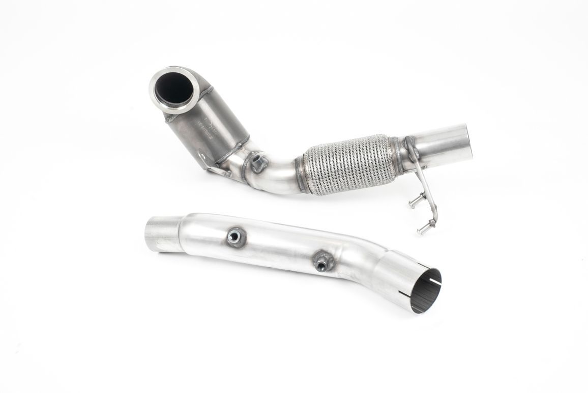 SEAT Leon Cupra 290 – Milltek Large Bore Downpipe 200cpsi HJS Sport Cat – OPF/GPF Bypass (OE Cat-Back) SEAT Leon Cupra 290 – Milltek Large Bore Downpipe 200cpsi HJS Sport Cat – OPF/GPF Bypass (OE Cat-Back)