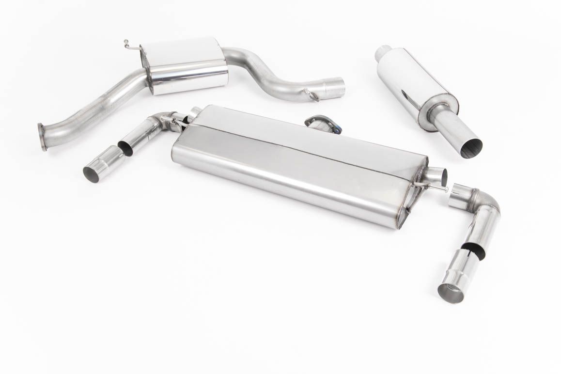 SEAT Leon Cupra 300 2.0 TSI – Milltek Resonated Cat-Back – Quad GT-80 Polished Tips SEAT Leon Cupra 300 2.0 TSI – Milltek Resonated Cat-Back – Quad GT-80 Polished Tips