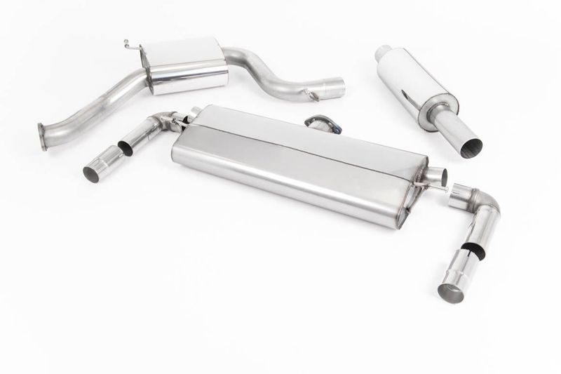 SEAT Leon Cupra 300 2.0 TSI – Milltek Resonated Cat-Back – Quad GT-80 Polished Tips