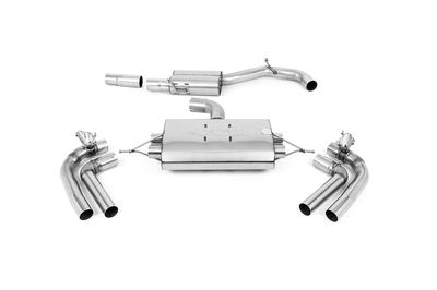 CUPRA Formentor 2.0 TFSI 310/333PK 4Drive – Milltek Resonated OPF-Back – Polished GT100 Tips