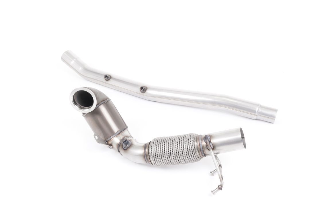 SEAT CUPRA Ateca 300 4Drive – Milltek Large Bore Downpipe 200 Cell HJS Sport Cat – Origineel Cat-Back SEAT CUPRA Ateca 300 4Drive – Milltek Large Bore Downpipe 200 Cell HJS Sport Cat – Origineel Cat-Back
