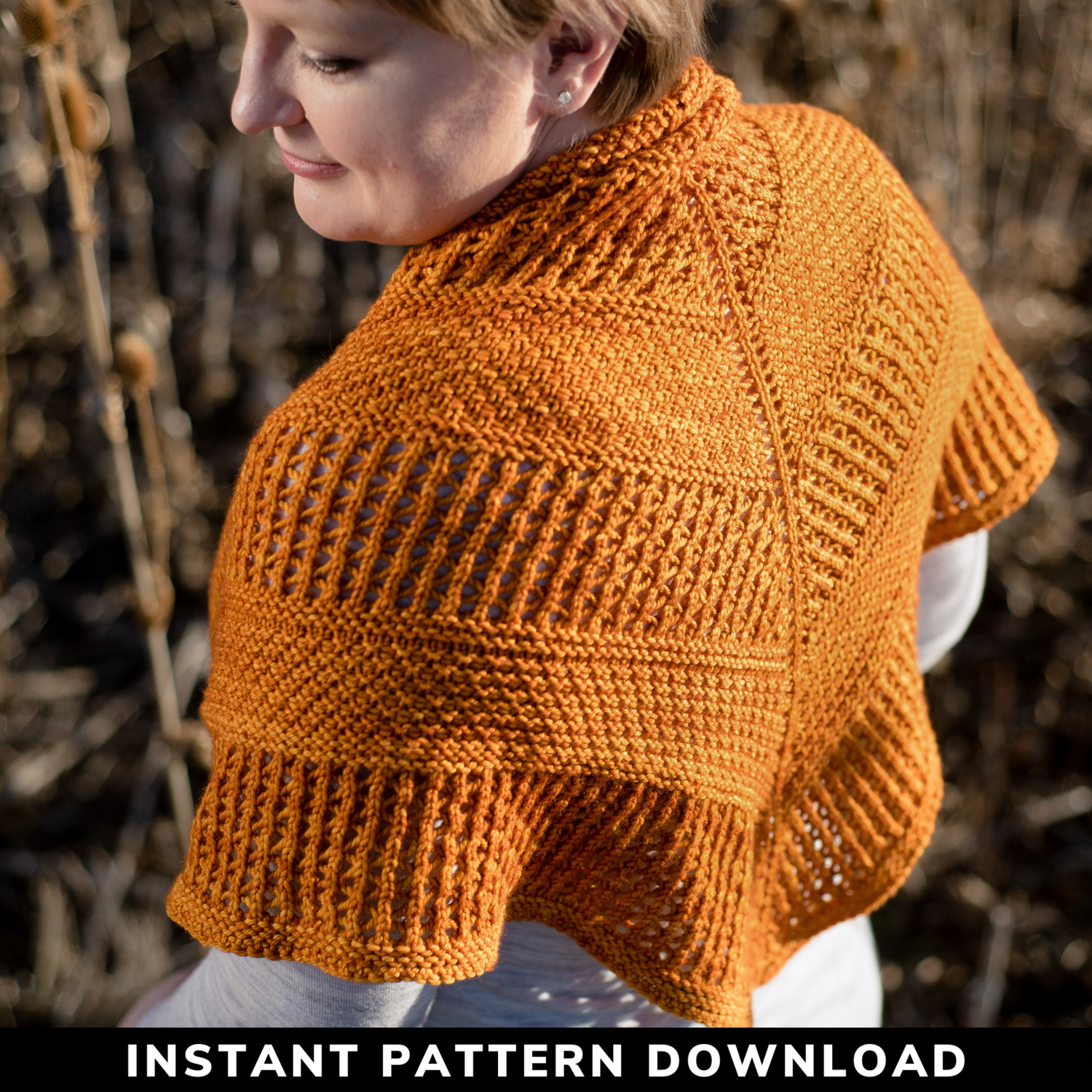 Ascent Shawl {Worsted} : Knitting Pattern Download