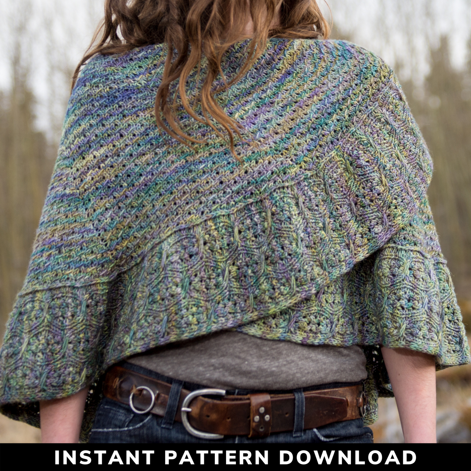 Stargaze Shawl : Knitting Pattern Download