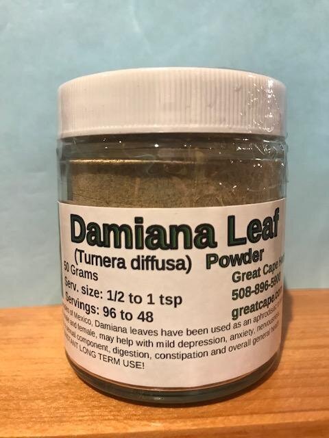 Damiana Leaf Powder