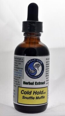 Cold Hold and Snuffle Muffle Tincture