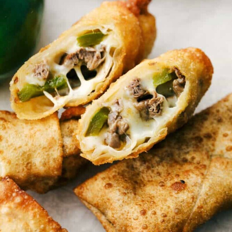 Philly Cheese Steak Eggroll
