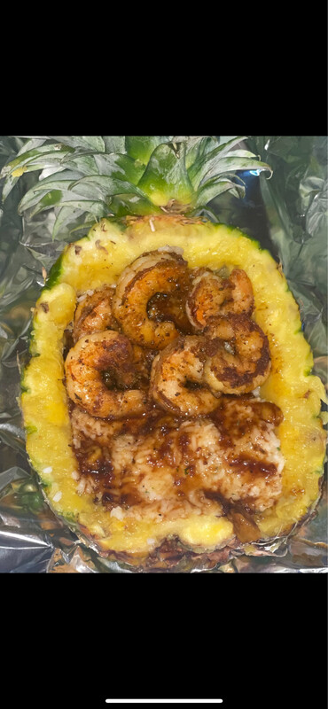 Shrimp Pineapple Bowl