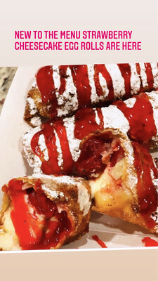 Strawberry Cheese Cake Eggrolls
