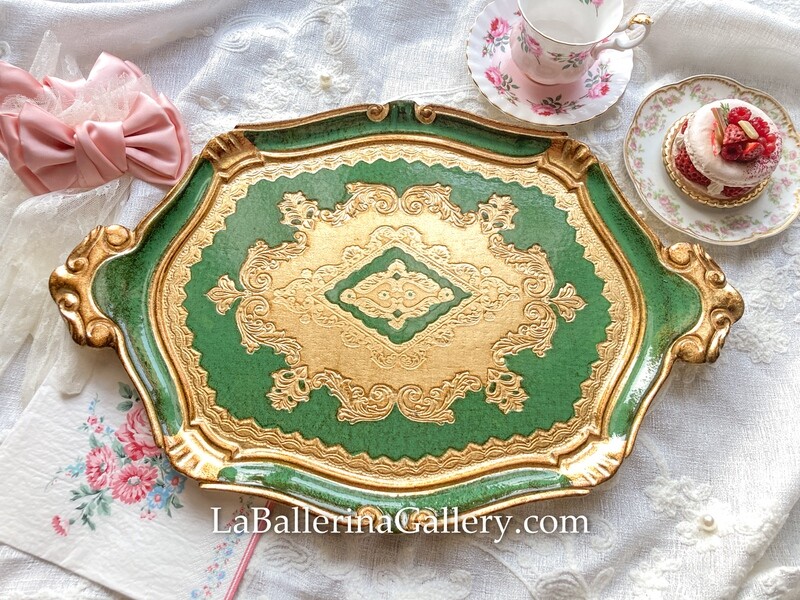 Made to order Florentine tray baroque