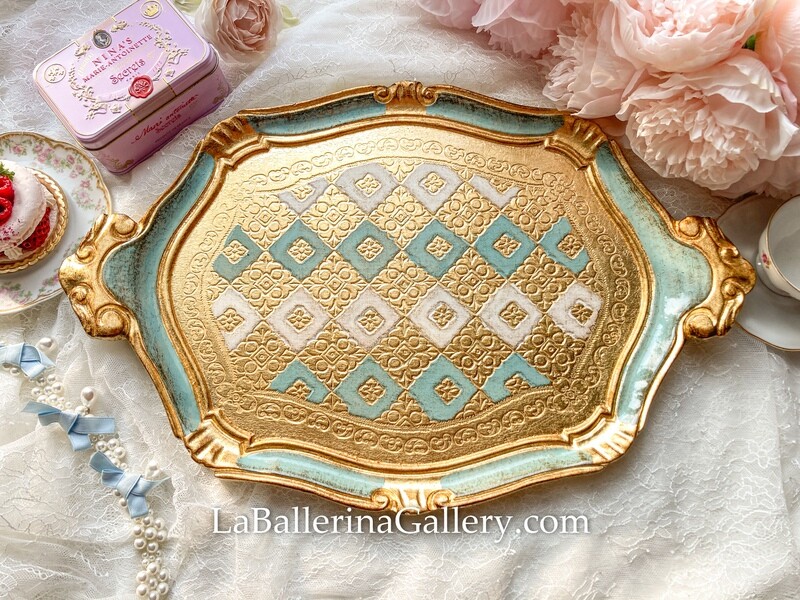 Made to order Florentine tray baroque