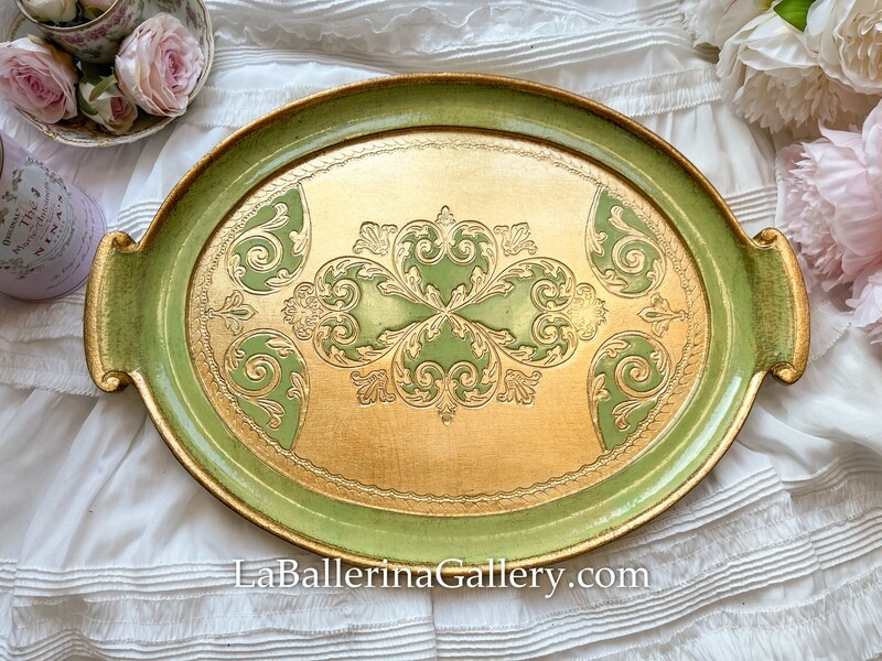 Made to order Florentine tray oval