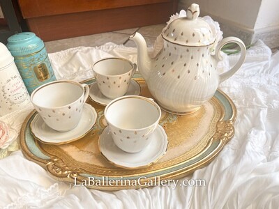 Bavaria vintage teapot tea cups saucer set