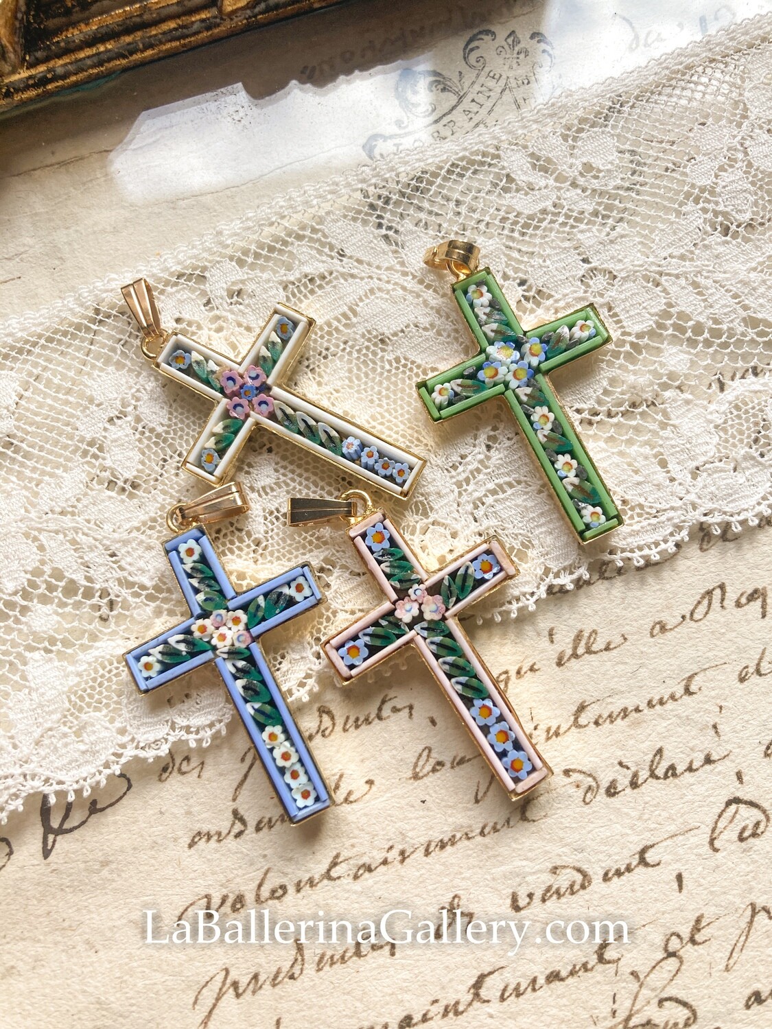 Florentine Micromosaic pendant