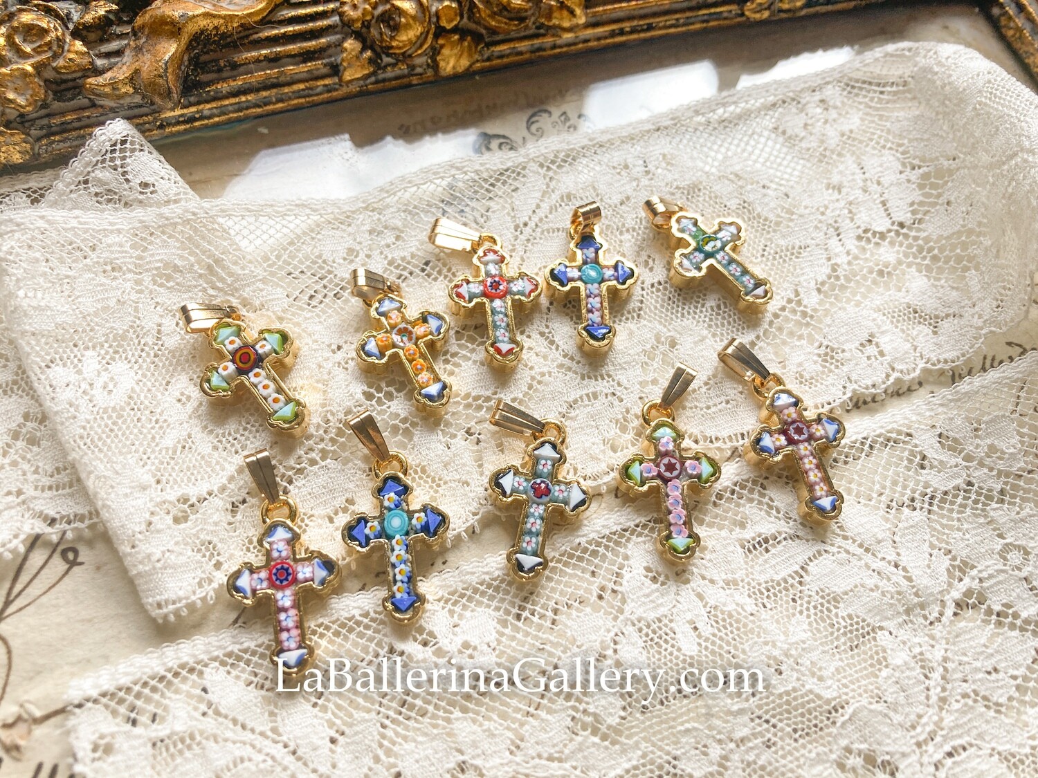 Florentine Micromosaic pendant