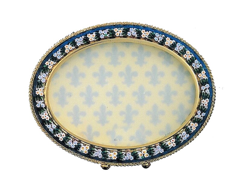 Florentine Micromosaic micromosaic frame oval 8.5x6.5cm