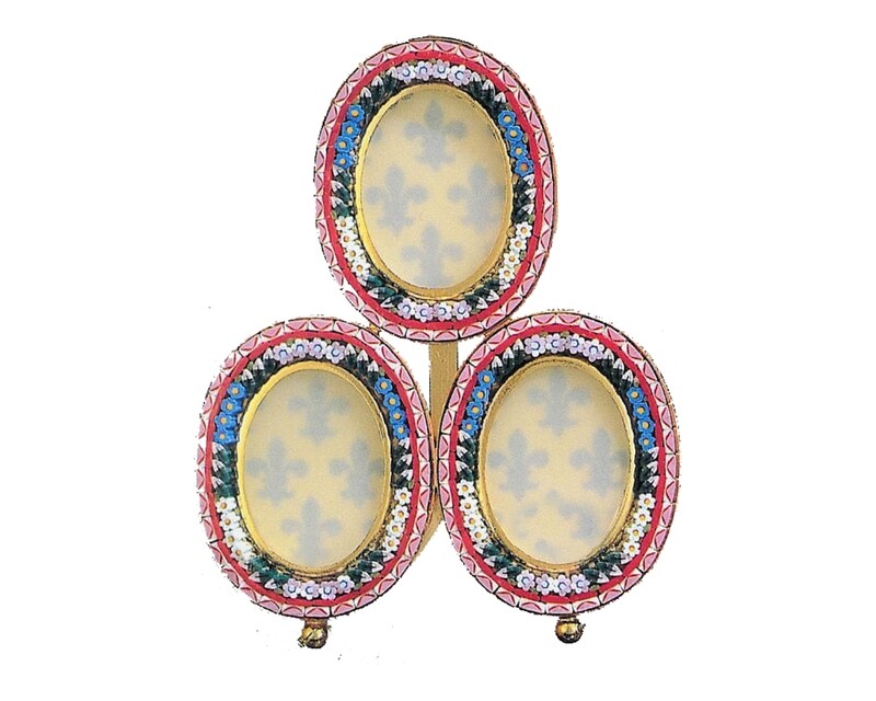 Florentine Micromosaic micromosaic frame oval 9x7cm
