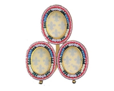 Florentine Micromosaic micromosaic frame oval 9x7cm