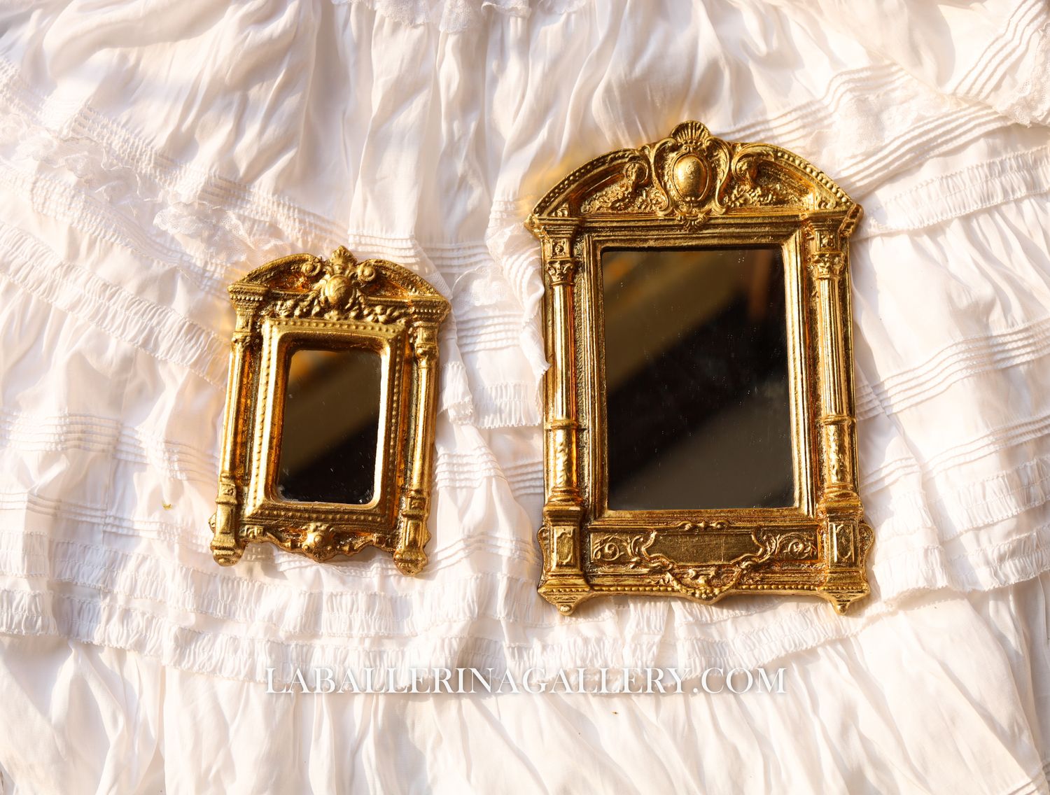 Made to order Florentine gold wood wall hanging mirror frame window