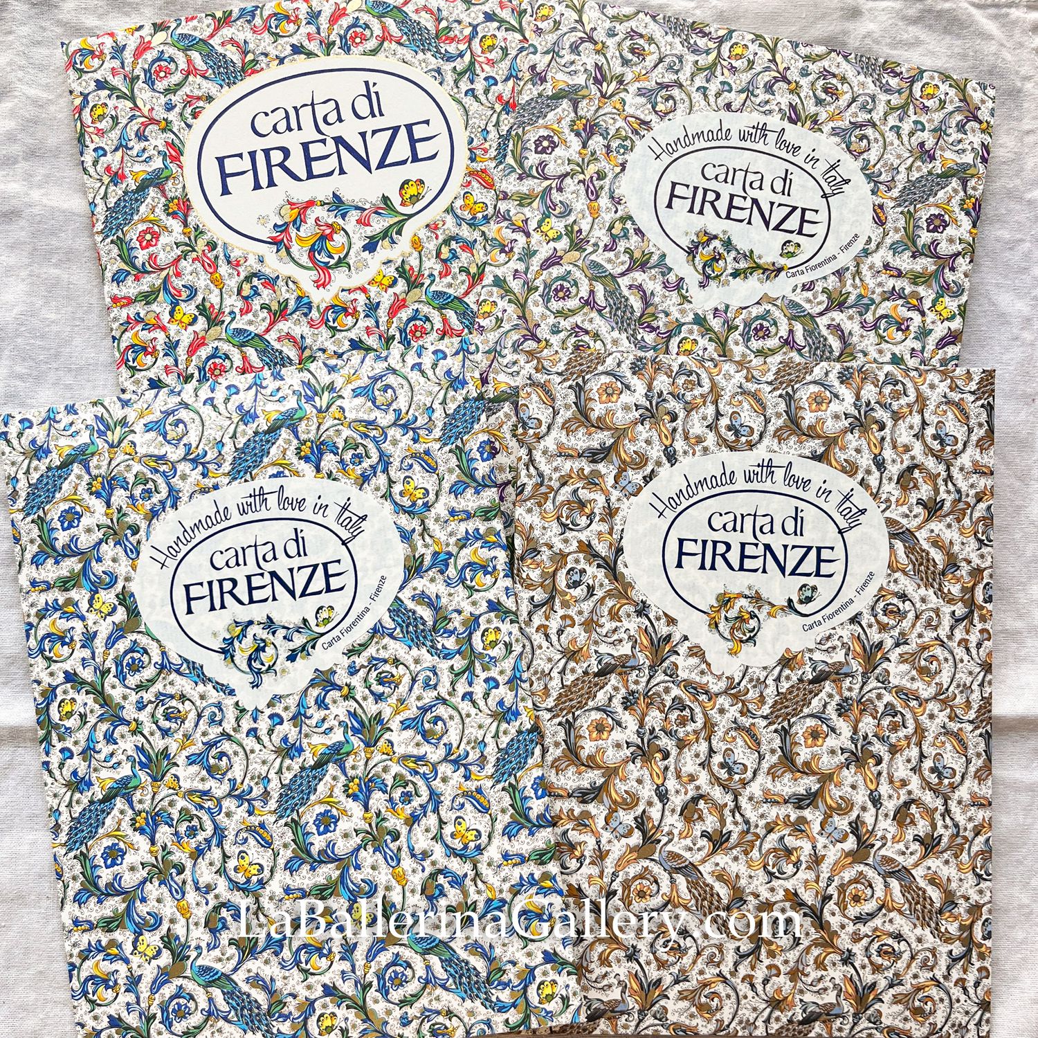 Italian letter paper sheets and envelopes 10 Florentine Florence Italy Luxury Stationery vintage hot stamping card gift