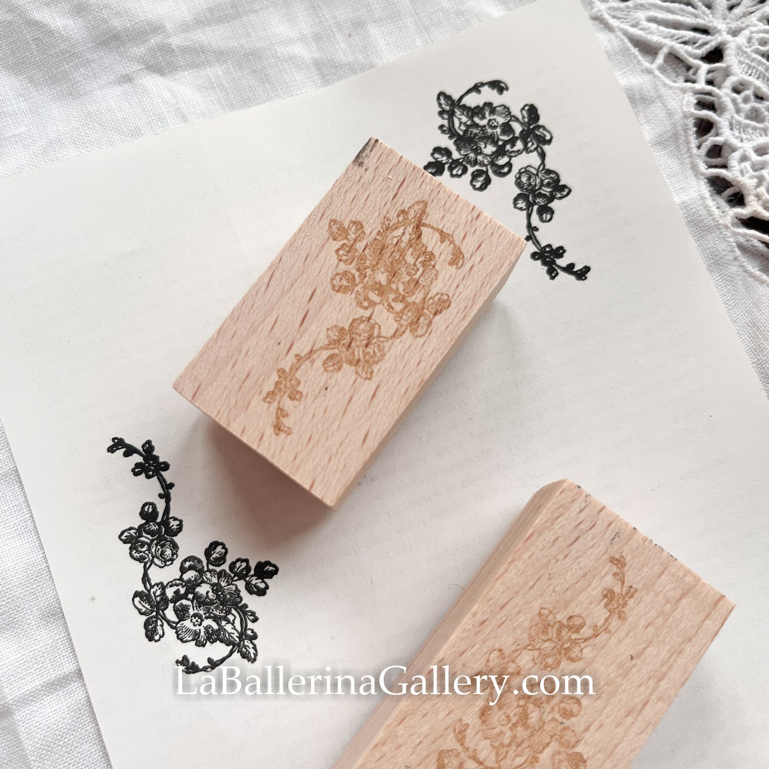 Rose Swags Vines french Vintage Wooden Rubber Stamp Junk Journal Scrapbook Planner gift stationery