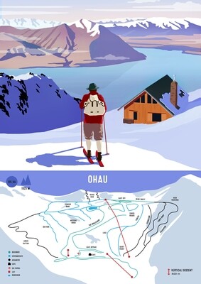 Ohau Ski Map