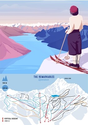 Remarkables Ski map