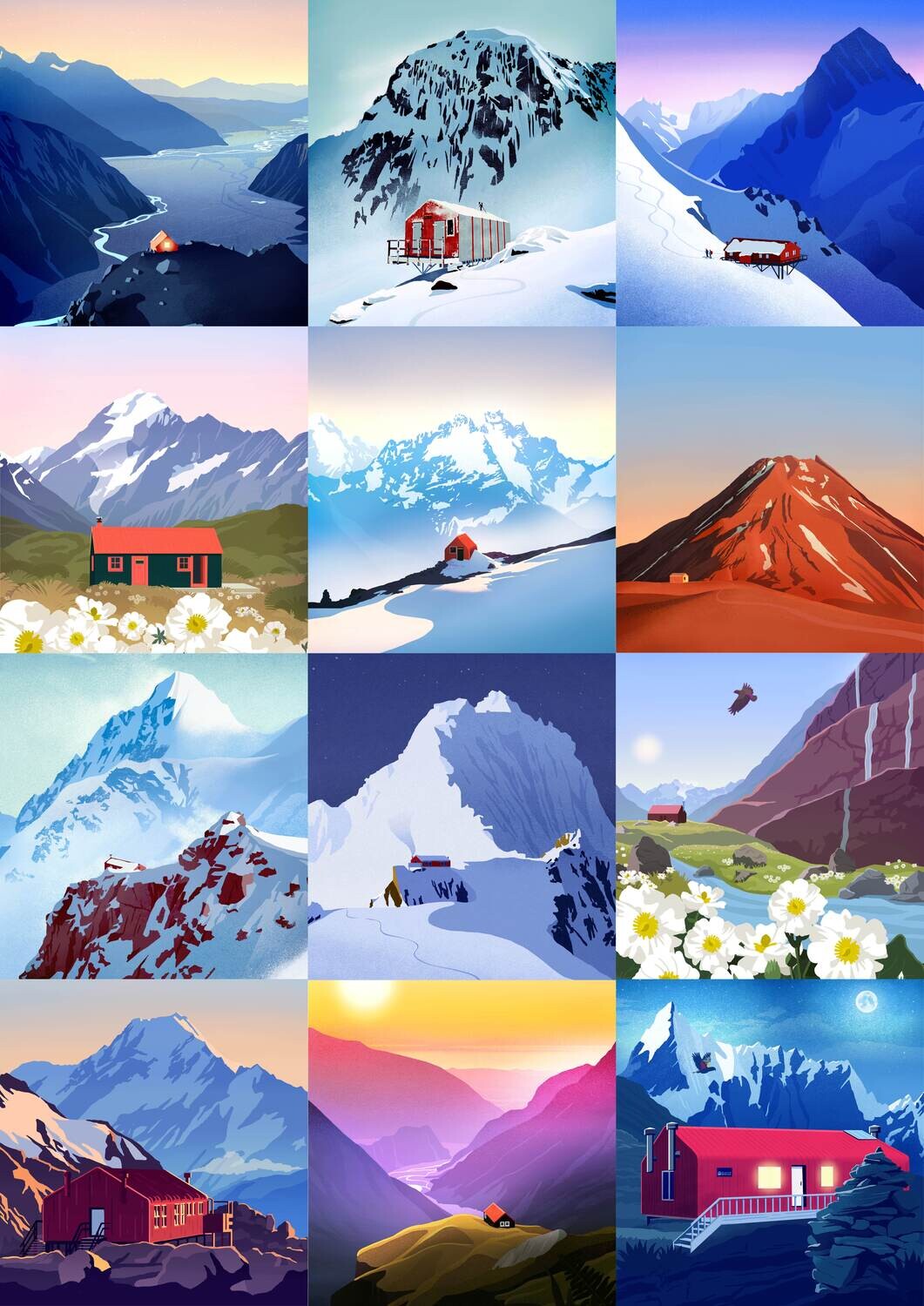 NZ huts A2
