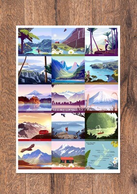 National Parks Poster A2