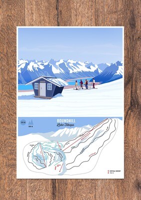 Roundhill Ski Map