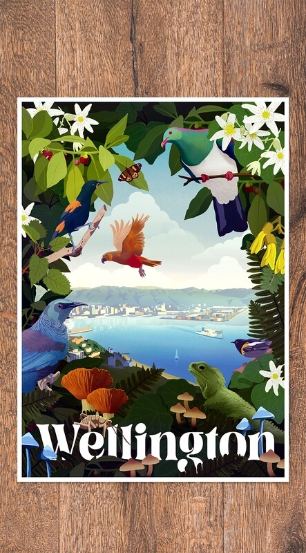 Wellington Travel Poster