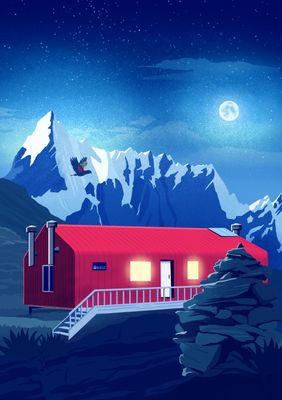 Backcountry Hut prints