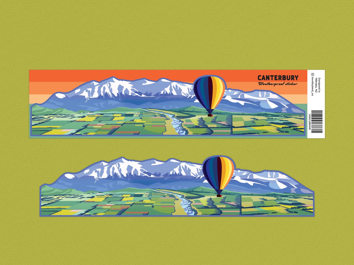 Canterbury Panorama sticker