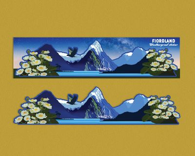 Fiordland Panorama sticker
