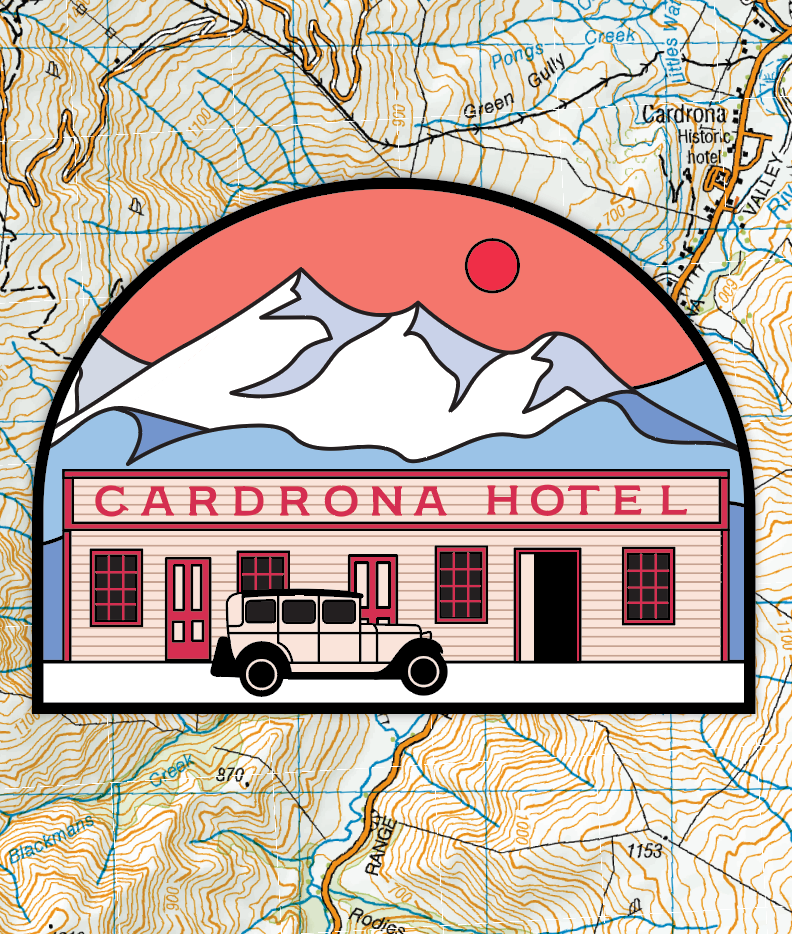 Cardrona Hotel Sticker