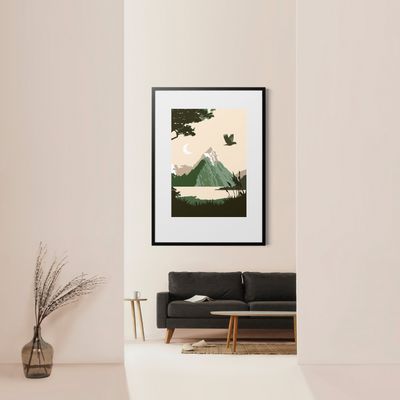 Fiordland Pastel Landscape