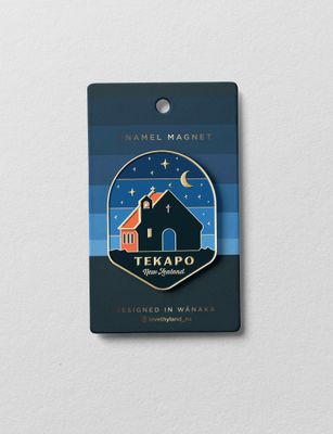 Tekapo Enamel Magnet