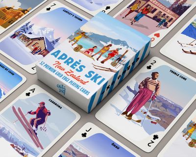 Apres Ski playing cards