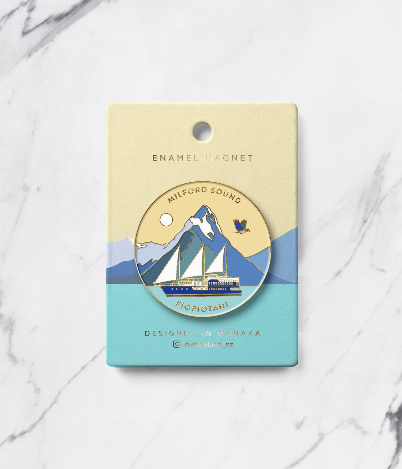 Fiordland Enamel Magnet