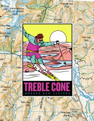 Treble Cone sticker