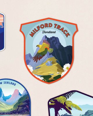 Milford Track fridge magnet