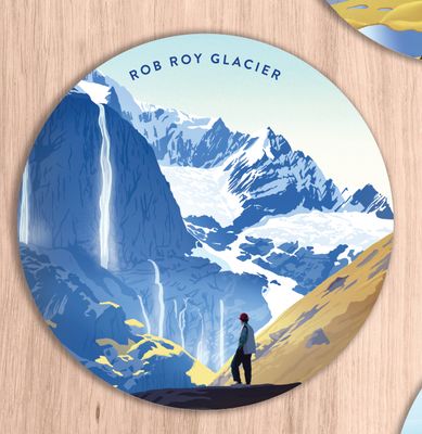 Rob Roy Glacier Cork Coaster