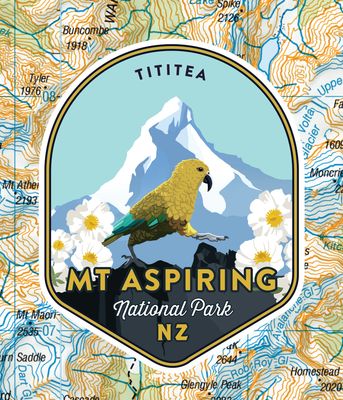 Aspiring National Park sticker