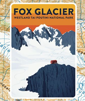 Fox Glacier sticker