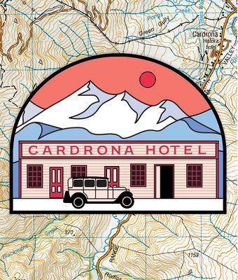 Cardrona Hotel Sticker